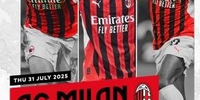 官方：AC米兰今夏将与珀斯光荣进行友谊赛